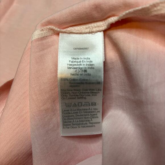 Madewell Whisper Cotton Crewneck Tee Pink XS NWT Classic Short Sleeve - Picture 9 of 9